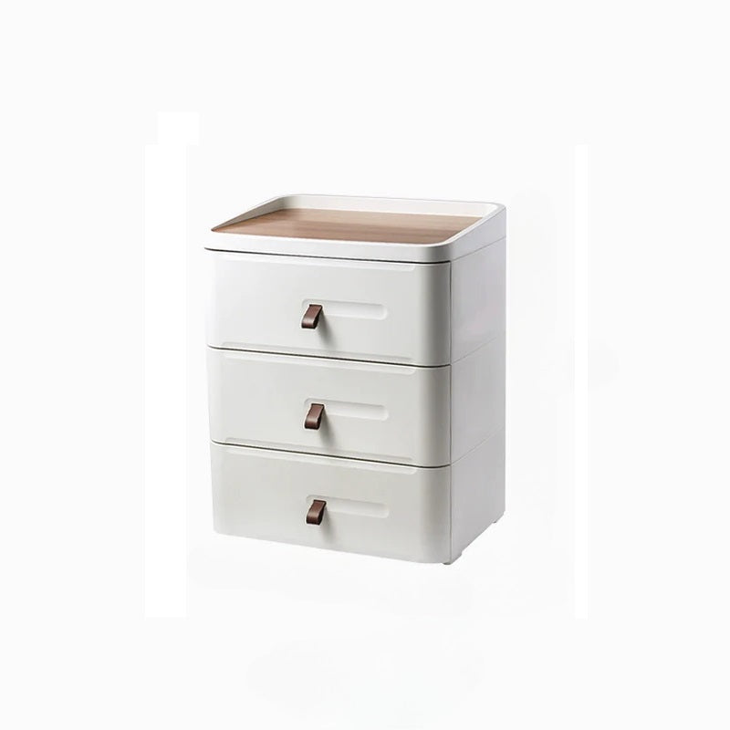 Bedside Table Small Bedroom Drawer Storage Cabinet Simple Modern Nordic Plastic Side Cabinet Shelf