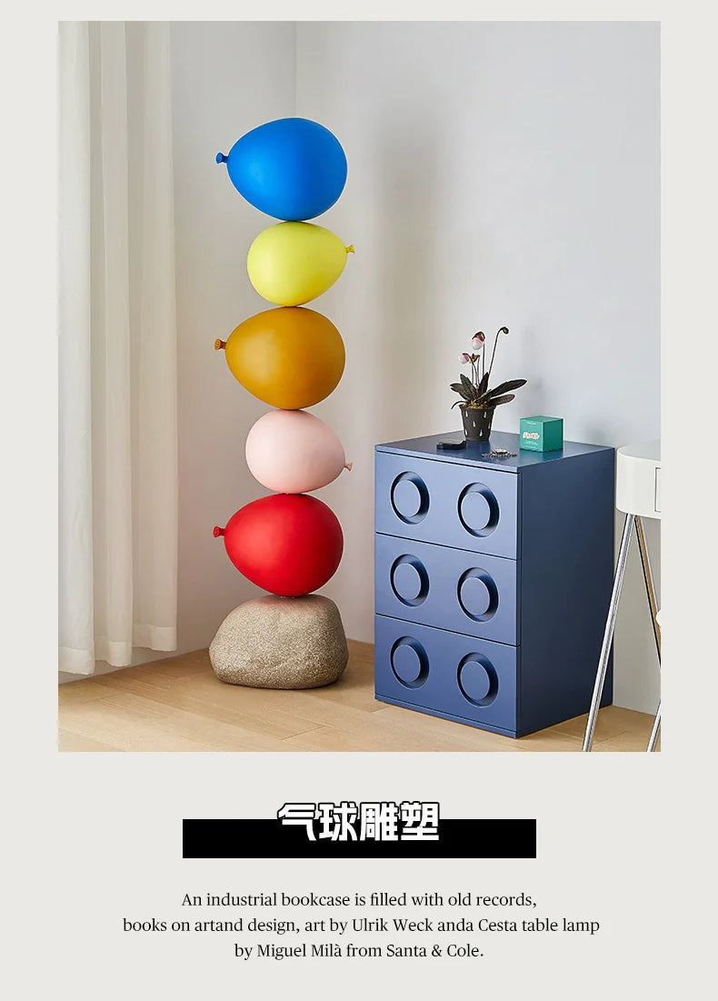 Balloon Sculpture Ornament Floor-to-ceiling Home Decoration Art Sense Soft Decoration Entrance Living Room Installation High Sense