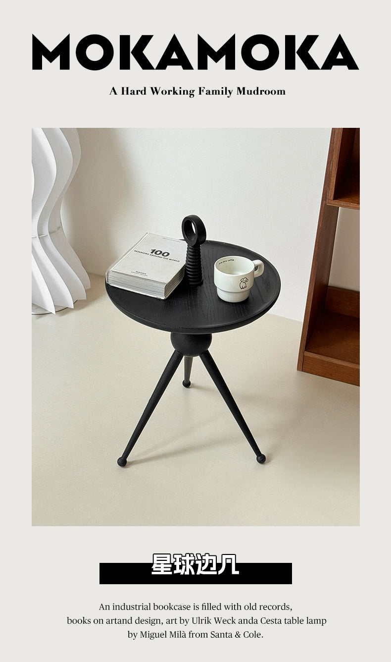 Massivholzkante Paar Designer Künstlerische Ecke Paar Sofa Nachttisch Kleiner Tisch Licht Luxus High-End Kreativ