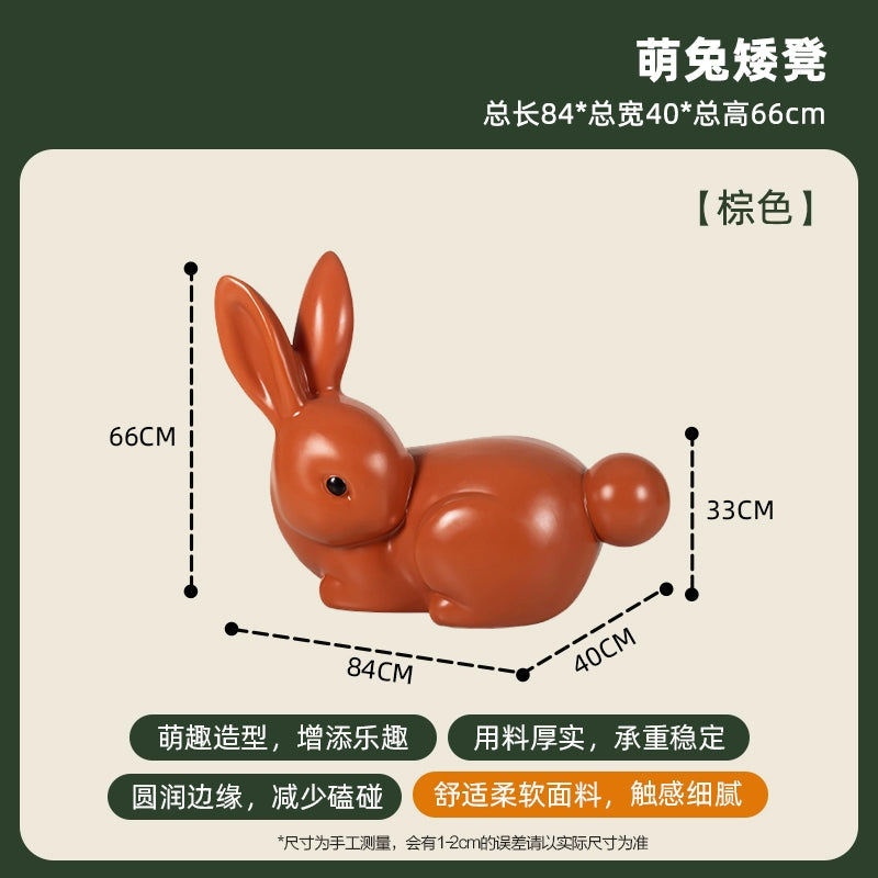Animal Stool Creative Children's Cartoon Low Stool Cute Modern Simple Home Shoe Stool