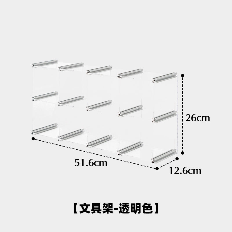 Acrylic Cup Holder Figure Display Rack, Cosmetics Desktop Storage Rack, Designer Model.