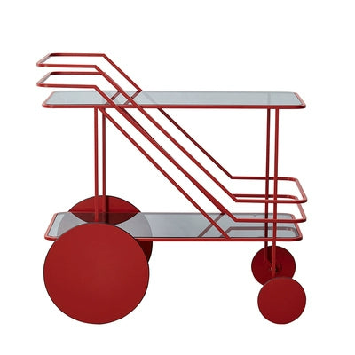 Bauhaus Trolley Restaurant Dining Car Bar Kitchen Designer Mobile Rack Sofa Side Few