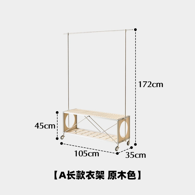 Removable Storage Hanger Marine Board Medieval Storage Hanger Clothing Store Floor Coat Rack