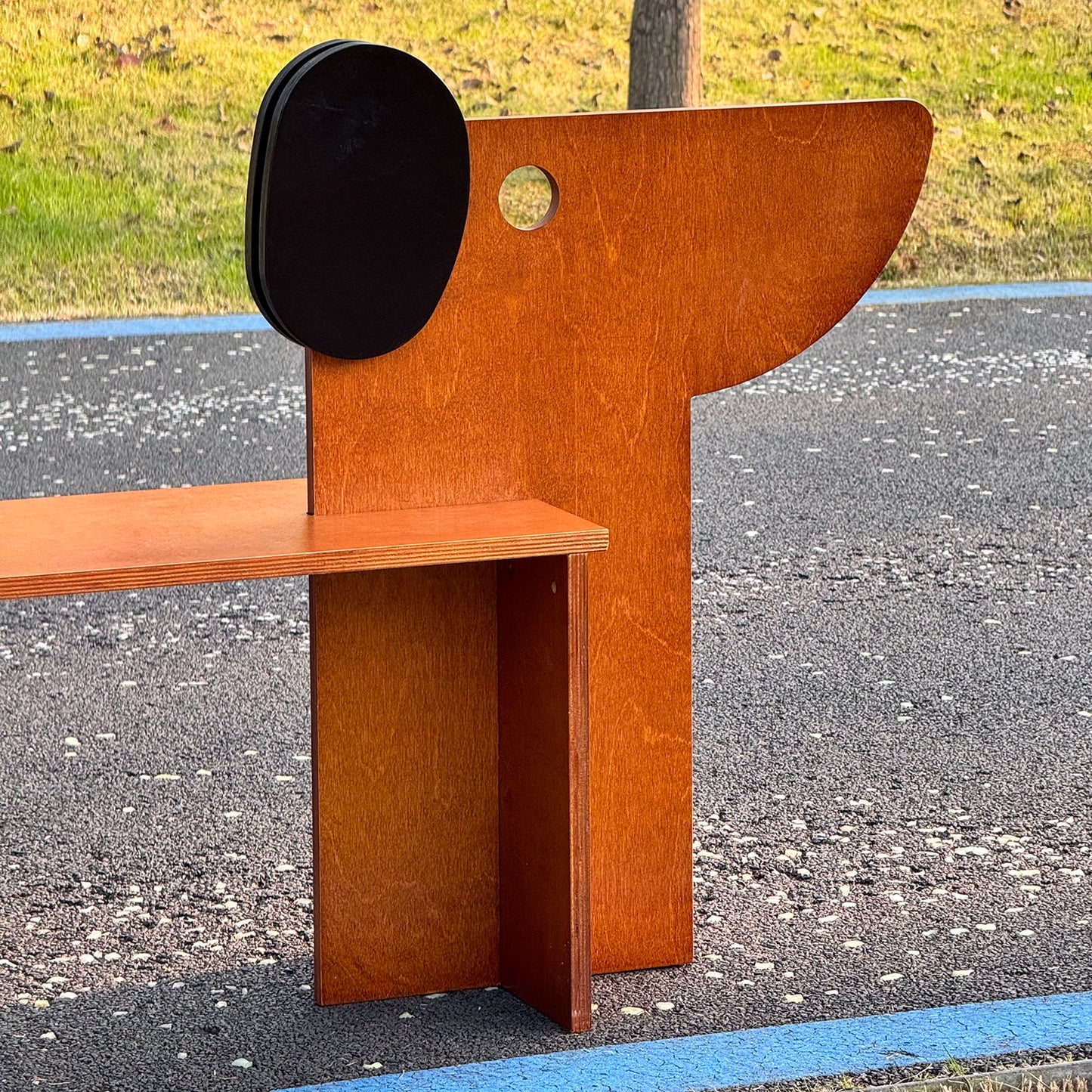 Puppy Bench Kreativer Doppelstuhl Massivholz Mittelalterlicher Nachttischhocker Kunststudio Schuhwechselhocker Freizeit