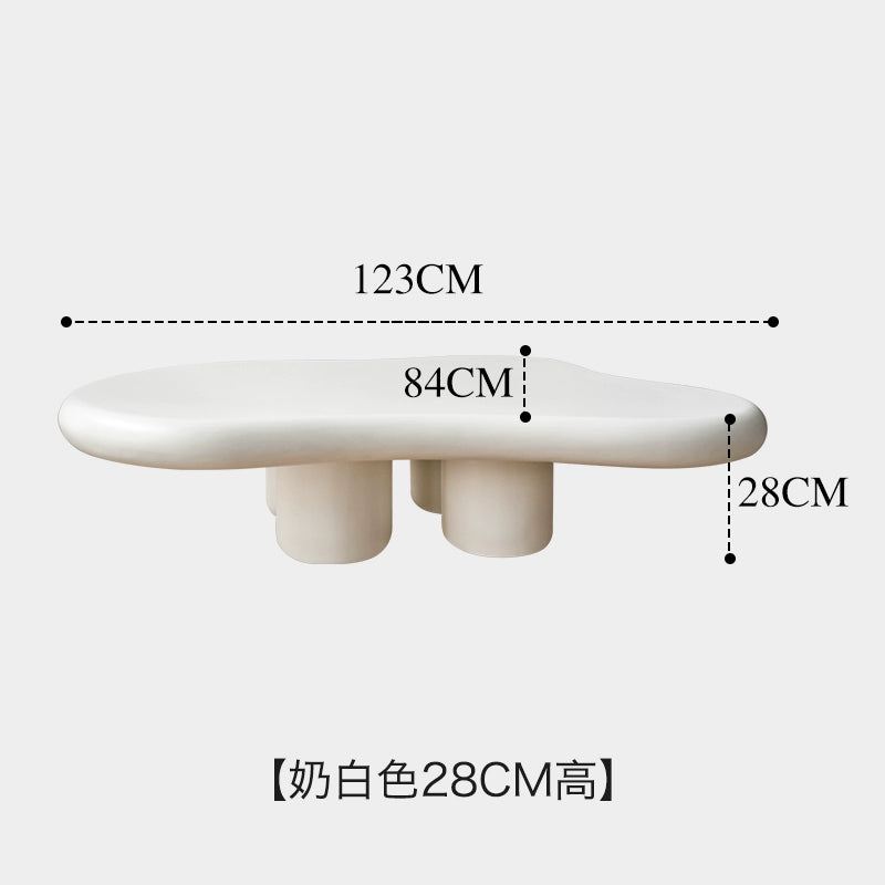 Cloud Coffee Table Internet Celebrities Ins Cream Style Low Table Medieval Design Tea Table Special-shaped Sofa Side Table