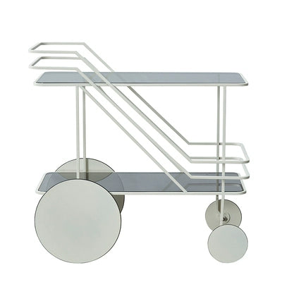 Bauhaus Trolley Restaurant Dining Car Bar Kitchen Designer Mobile Rack Sofa Side Few