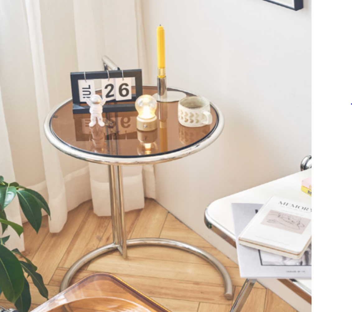 Sofa seite mehrere Internet prominente ins mittelalterlichen kaffee tisch minimalistischen edelstahl transparent glas hebe kaffee tisch