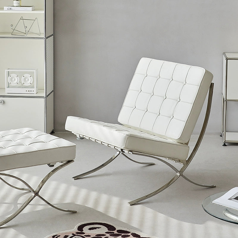 Barcelona Chair Classic Design Sofa Chair Single Leisure Recliner Light Luxury Internet Celebrity Ins Seat