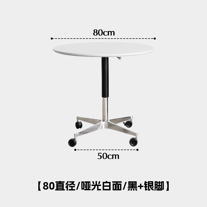 Heben retro kaffee tisch einfache kleine wohnung kaffee tisch kleine runde tisch abnehmbare büro computer tisch