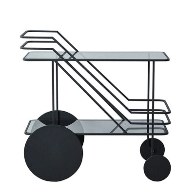 Bauhaus Trolley Restaurant Dining Car Bar Kitchen Designer Mobile Rack Sofa Side Few