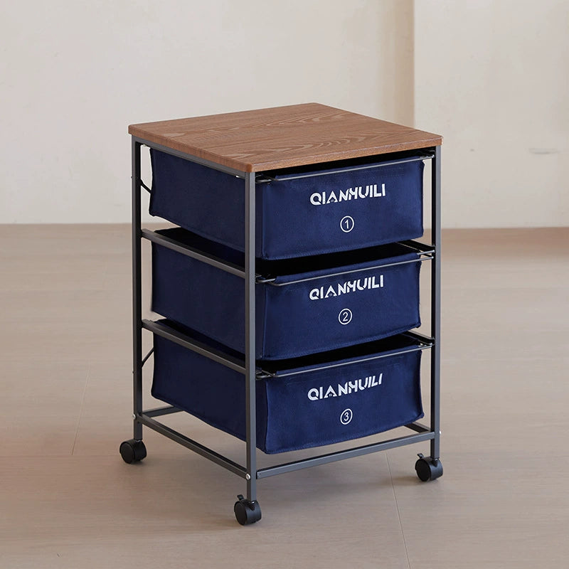 Industrial Style Drawer Type Storage Cabinet Mobile Medieval Shelf Under Table Storage Cabinet Japanese Trolley