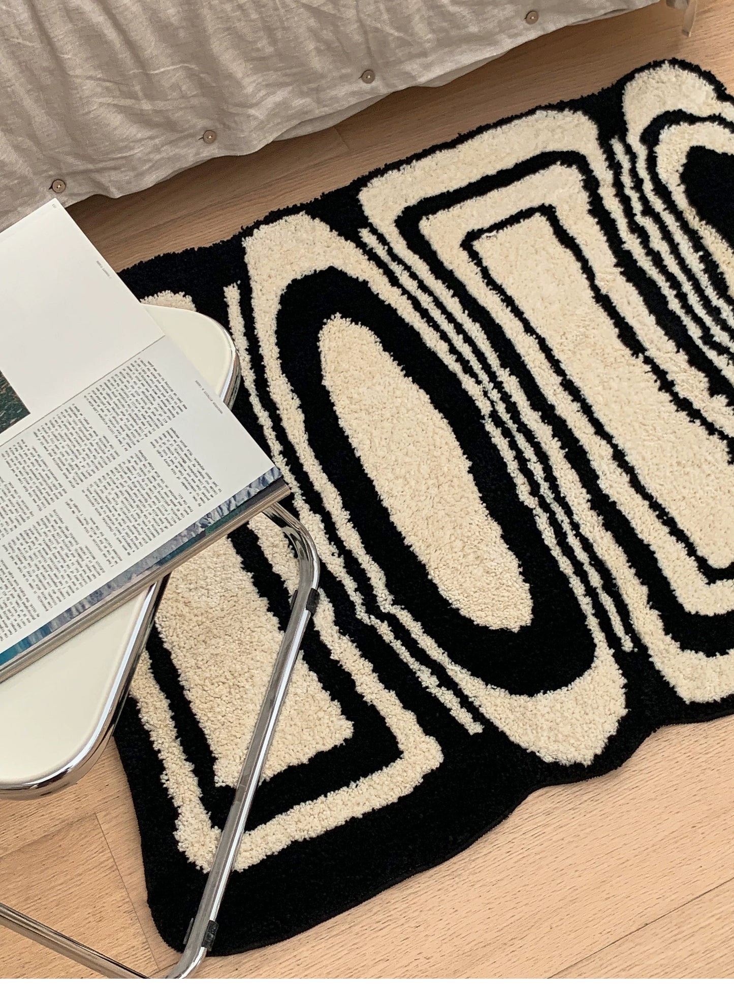 Tufted Carpet Bedroom Bedside Plush Floor Mat Into The Living Room Coffee Table Mat Thickened Nordic Ins Style