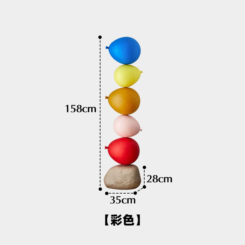 Balloon Sculpture Ornament Floor-to-ceiling Home Decoration Art Sense Soft Decoration Entrance Living Room Installation High Sense