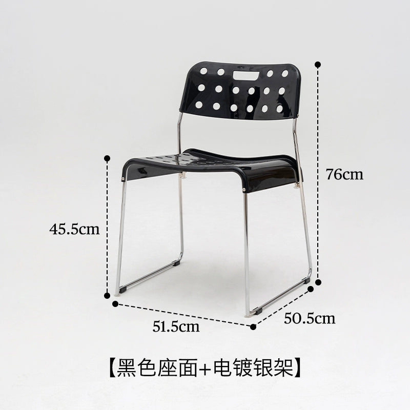 Koreanischer Höhlenstuhl, mittelalterlicher Esszimmerstuhl, lässiger Stuhl mit Kunststoffrücken, Ins Popularins Empfangsverhandlungsstuhl