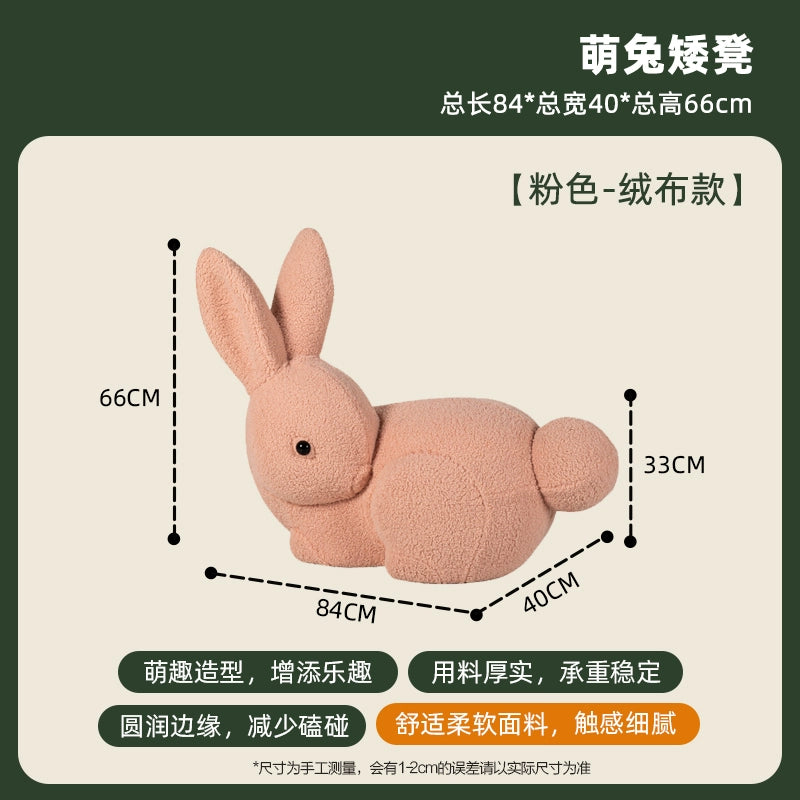 Animal Stool Creative Children's Cartoon Low Stool Cute Modern Simple Home Shoe Stool