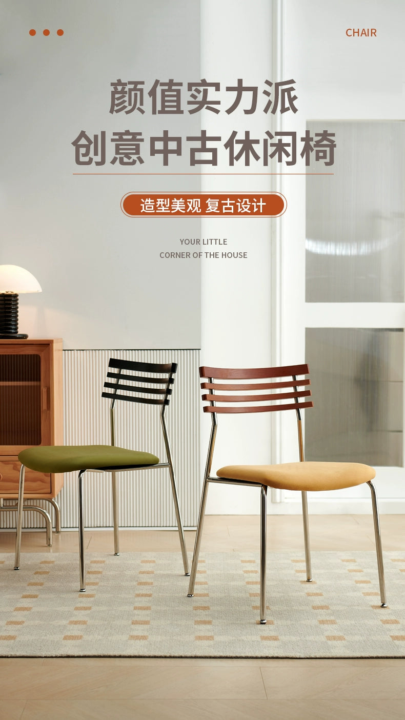 Nordic Rückenlehne Stuhl Haushalt Massivholz Licht Luxus High-End Esszimmerstuhl Kleine Wohnung Freizeit Balkon Schreibtischstuhl