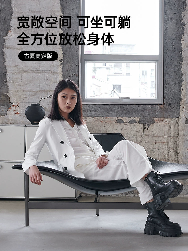 Terminal 1 Chair B & B Designer Recliner Andy Lau with The Same Minimalist Light Luxury Villa Living Room Balcony Sofa
