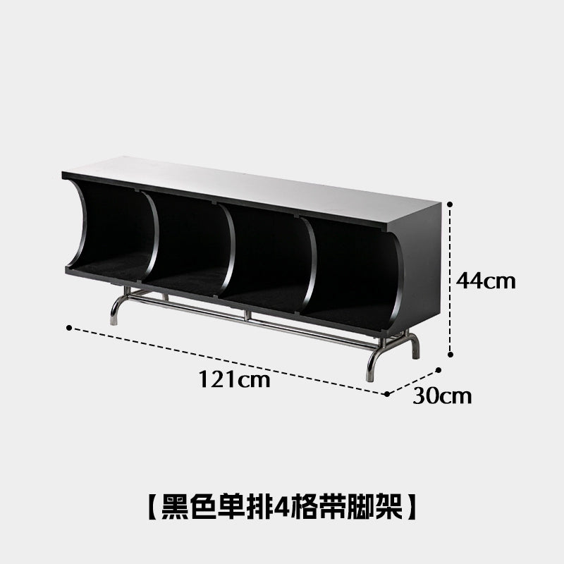 Mittelalterlicher Beistelltisch Minimalistischer moderner Nachttisch Massivholzregal Aufbewahrungsbücherregal Kreativer Esszimmer-Beistelltisch