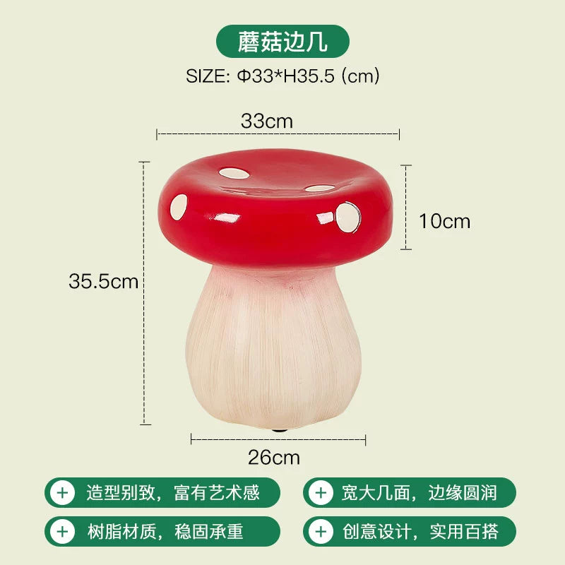 Pilzhocker, kreativer, süßer kleiner Hocker, Wohnzimmer, Zuhause, Schuhwechselhocker, Kinder, Ins Popularlow Hocker, Designer