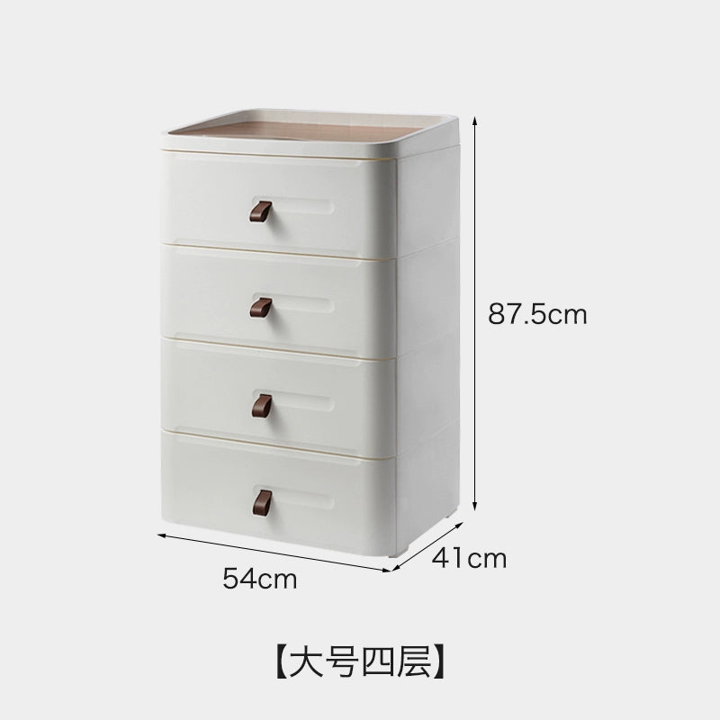 Bedside Table Small Bedroom Drawer Storage Cabinet Simple Modern Nordic Plastic Side Cabinet Shelf