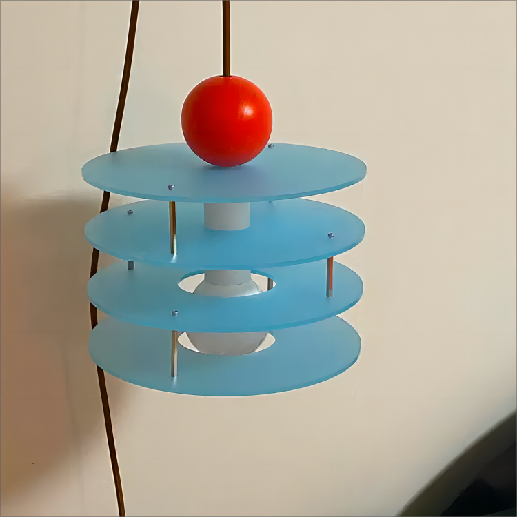 Niedliche Kinderzimmer Schlafzimmer Nachttischlampe Veranda Creme Wind Kronleuchter Kreative Memphis Bar Hängelampe