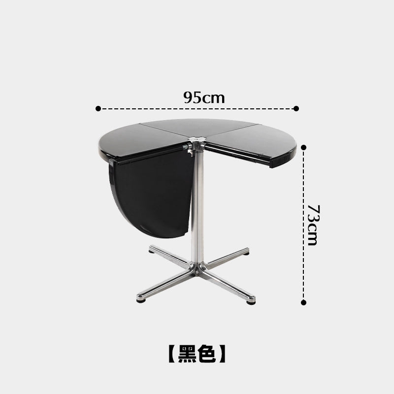 Klappbarer Esstisch, mittelalterlicher Haushalt, kleiner Schreibtisch, nordischer multifunktionaler Vintage-Rundtisch