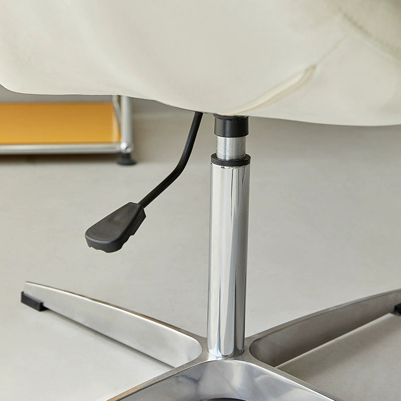 Einzigen computer stuhl rotierenden ins schwan stuhl casual einfache creme stil dressing stuhl