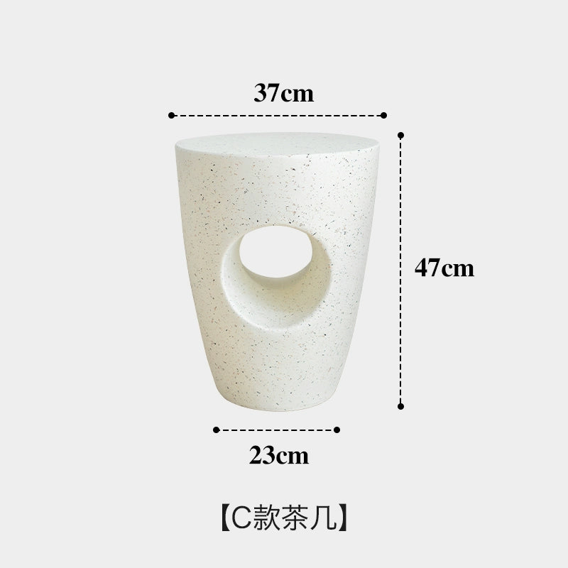 Wabi-sabi Wind Couchtisch Kreative Sofa Seite Wenige Ins Einfaches Design Kleine Wohnung Balkon Kleiner Teetisch
