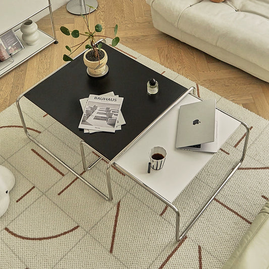 Alignment Chio B20 Couchtisch Mittelalterlicher Edelstahl Niedriger Tisch Ins PopularIns Quadratischer Kombinations-Beistelltisch