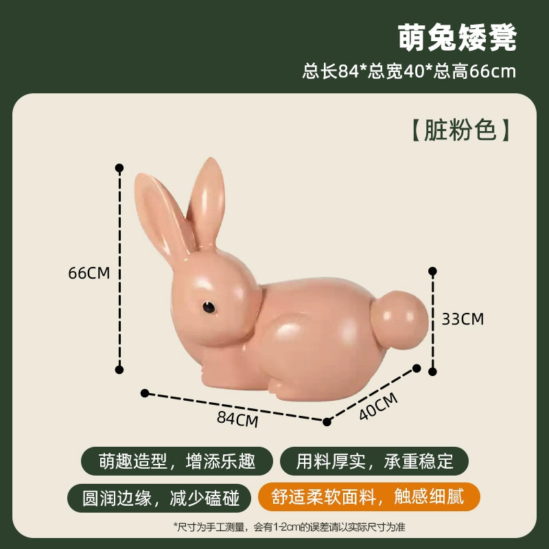 Animal Stool Creative Children's Cartoon Low Stool Cute Modern Simple Home Shoe Stool