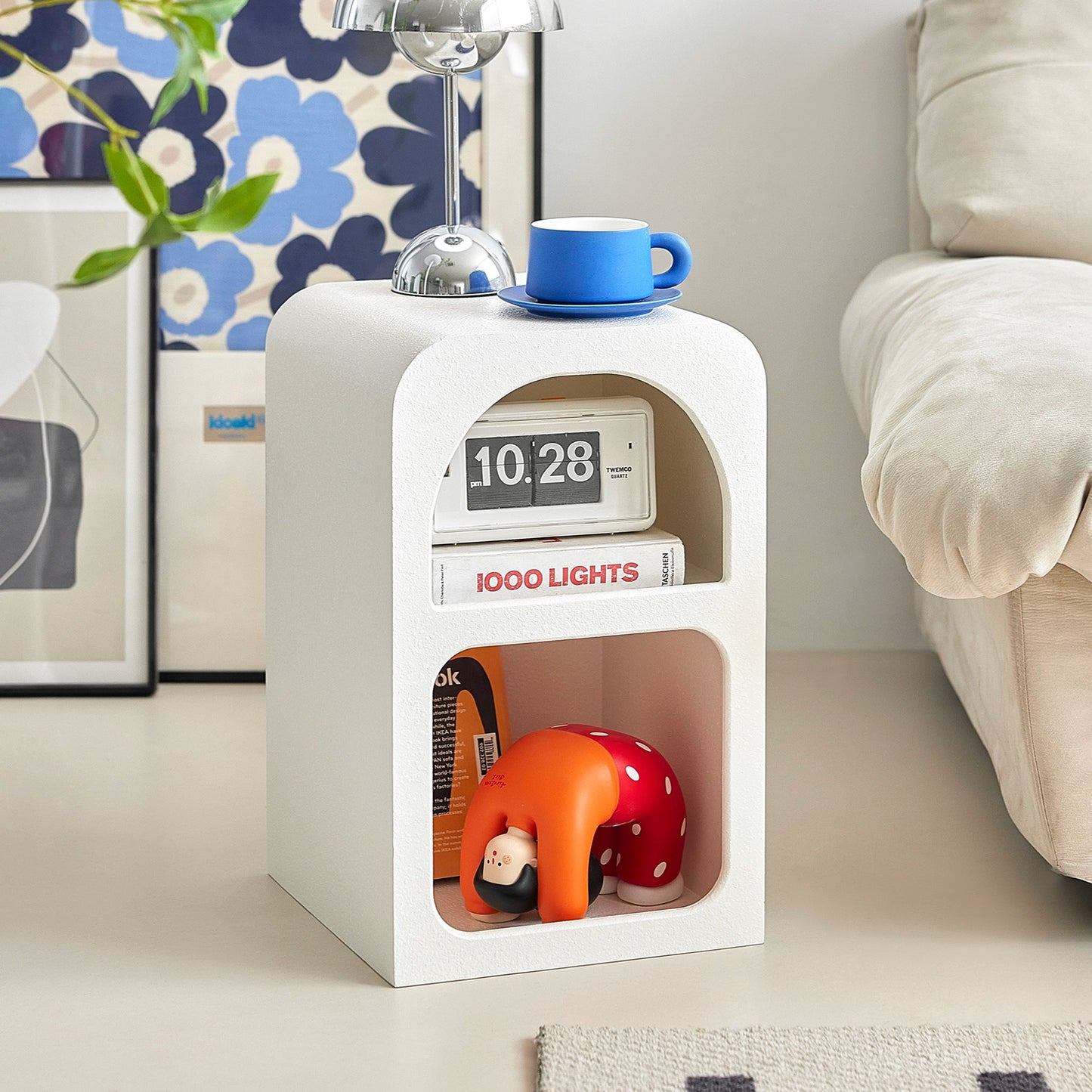 Bedside Table Household Bedroom Children Bedside Rack Cream Wind Ins Popular Creative Storage Cabinet Small