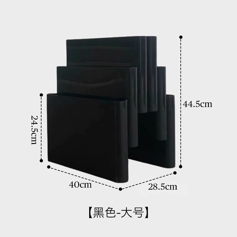 Mittelalterlicher Zeitschriftenständer Internet-Prominente Ins Wind kleines Bücherregal Koreanischer Blogger mit dem gleichen Retro-Dekorationsbücherregal