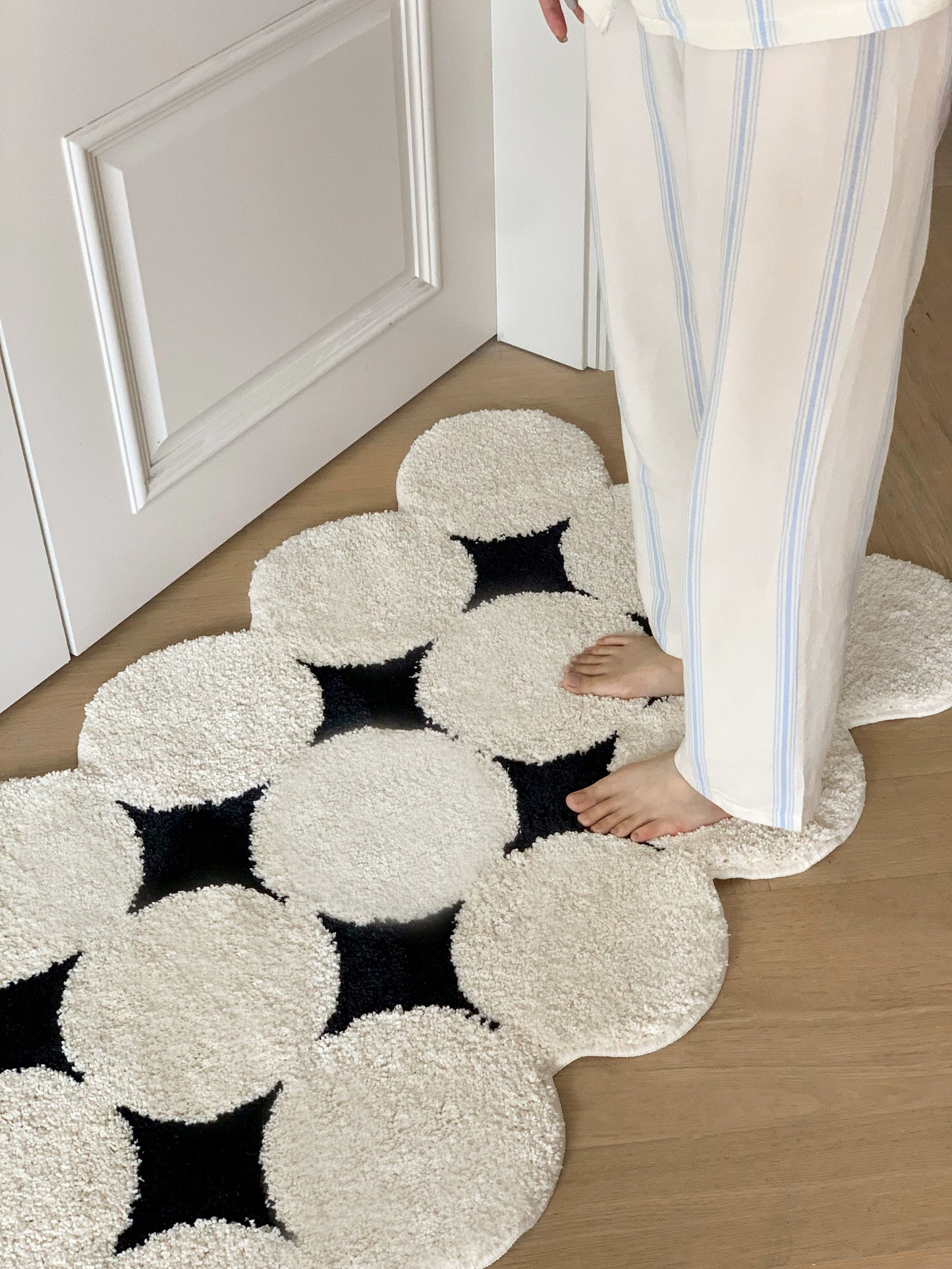 Tufted Carpet Bedroom Bedside Plush Floor Mat Into The Living Room Coffee Table Mat Thickened Nordic Ins Style