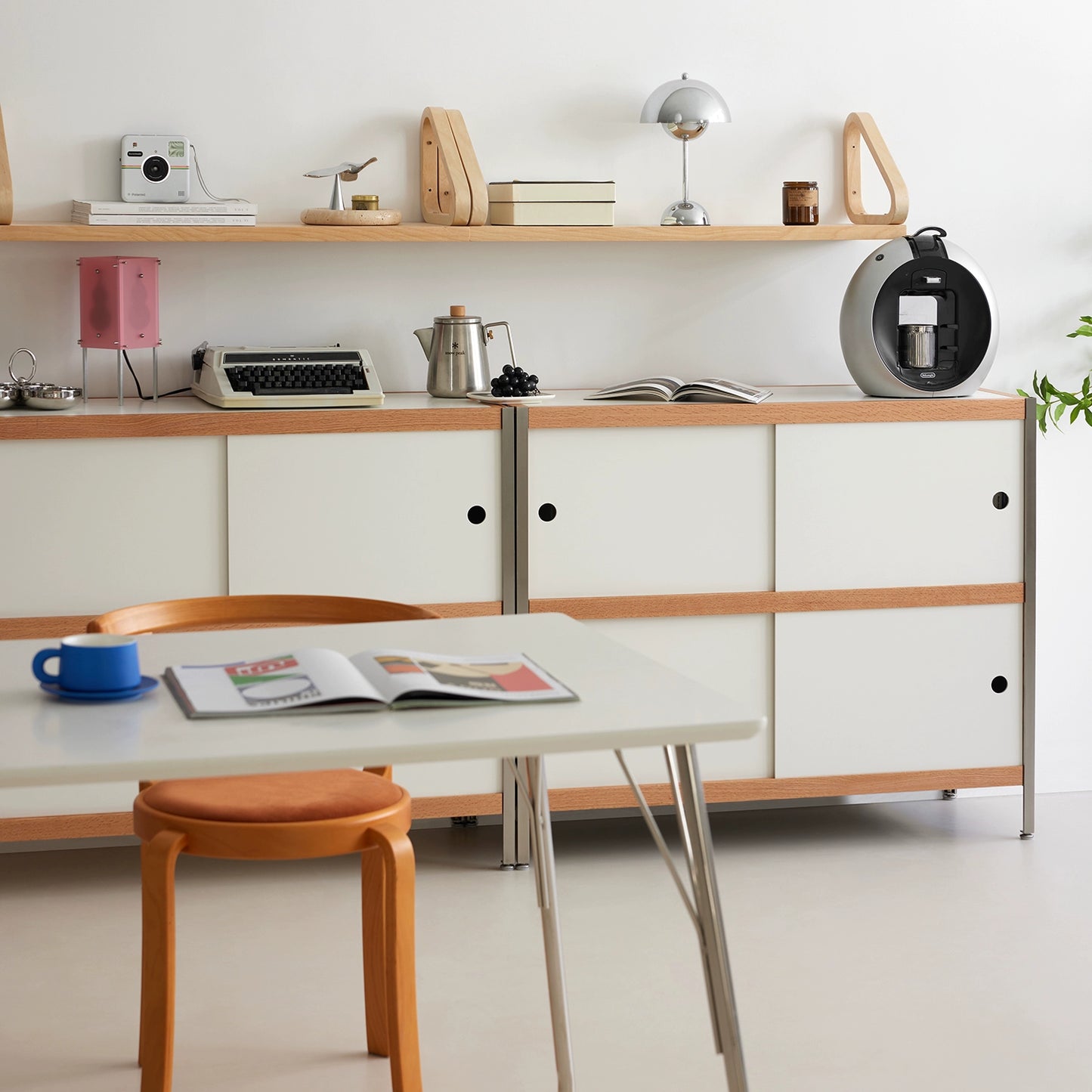 Berlin Combined Cabinet Medieval Solid Wood Designer Storage Cabinet Bauhaus Ins Style Dining Side Cabinet Living Room