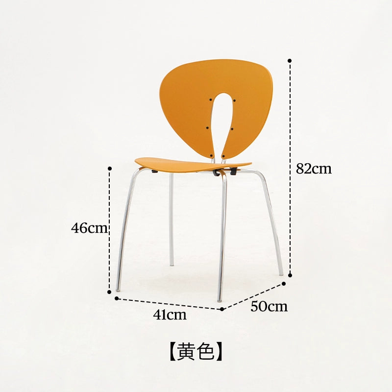 Mittelalterlicher Esszimmerstuhl Nordischer Designerstuhl Moderner Stuhl mit einfacher Rückenlehne Freizeit-Verhandlungsstuhl aus Massivholz