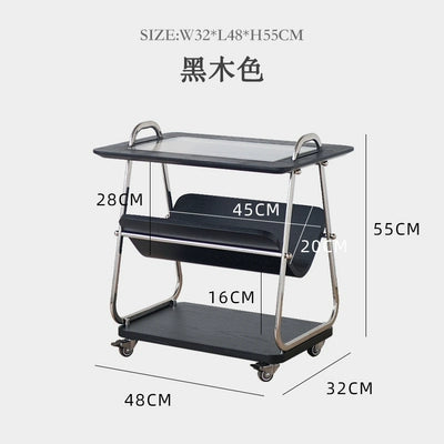 Massivholzwagen Kleine Seite Paar Nordic Kreative Bewegliche Kleine Kaffee Tisch Mittelalterlichen Ins Wind Sofa Ecke Paar