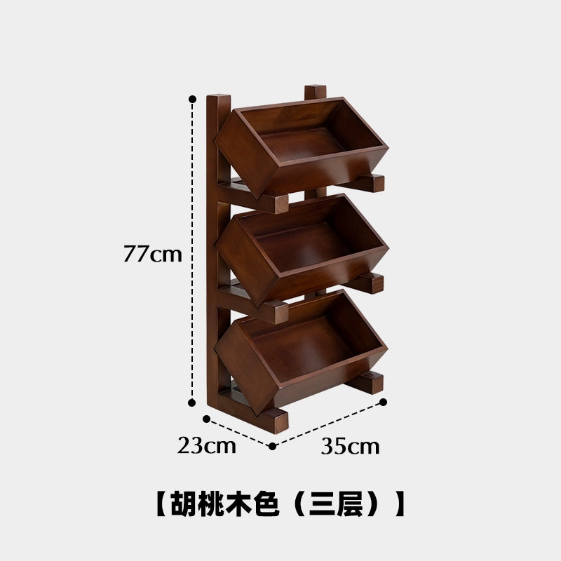 Lebensmittel-Kippeimerschrank Massivholz Schlafzimmer Wandschrank Obst- und Gemüseaufbewahrungsschrank Mehrschichtiger Retro-Schließfach