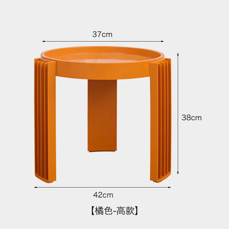 Mittelalterlicher kreativer Couchtisch aus Kunststoff, Ins-Kombinations-Couchtisch, für den Haushalt, Wohnzimmer, niedriger Tisch, Sofa, Beistelltisch