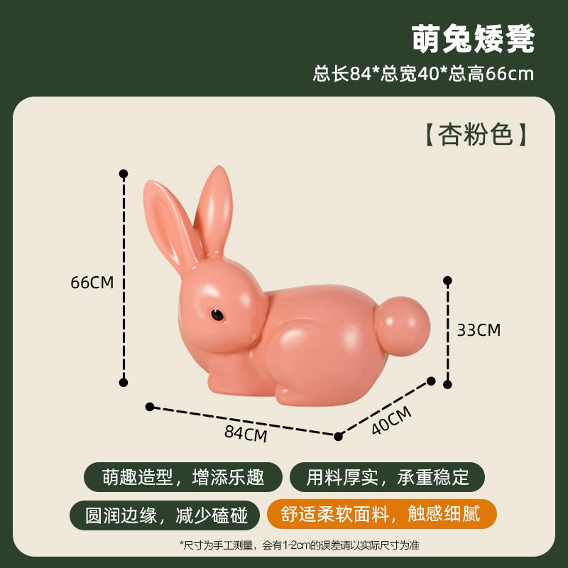 Animal Stool Creative Children's Cartoon Low Stool Cute Modern Simple Home Shoe Stool