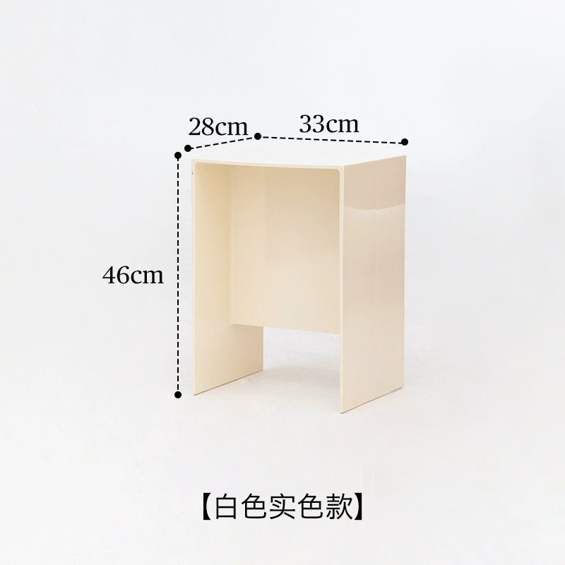 Transparent Coffee Table Stool Bathroom Net Red Side Few Nordic Sofa Corner Few Ins Wind Simple Small Table