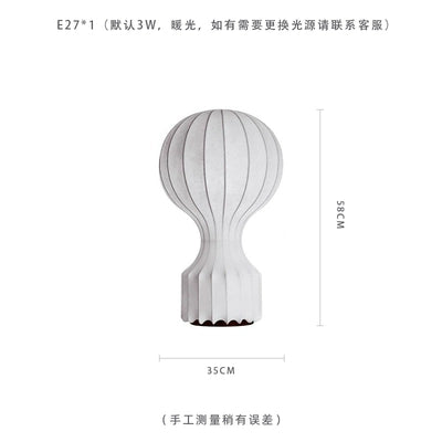 Seidenlampe Einfache Ins Nachttischlampe Warmes Schlafzimmer Umgebungslicht Modellzimmer Dekoratives Licht Italien