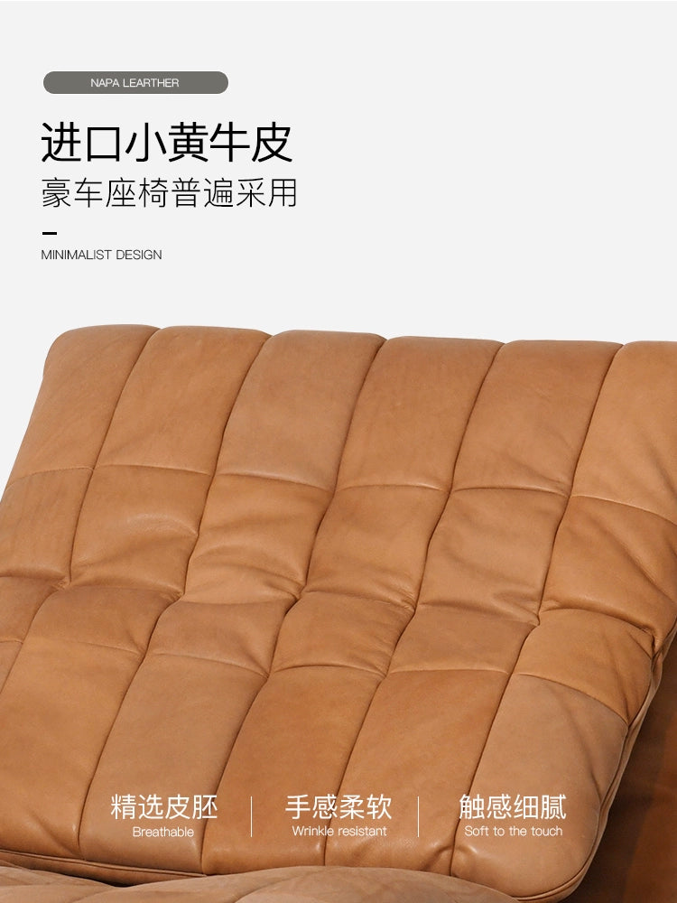 Barcelona Single Sofa Designer Multi-functional Lunch Break Balcony Folding Chair Creative Leisure Lazy Recliner