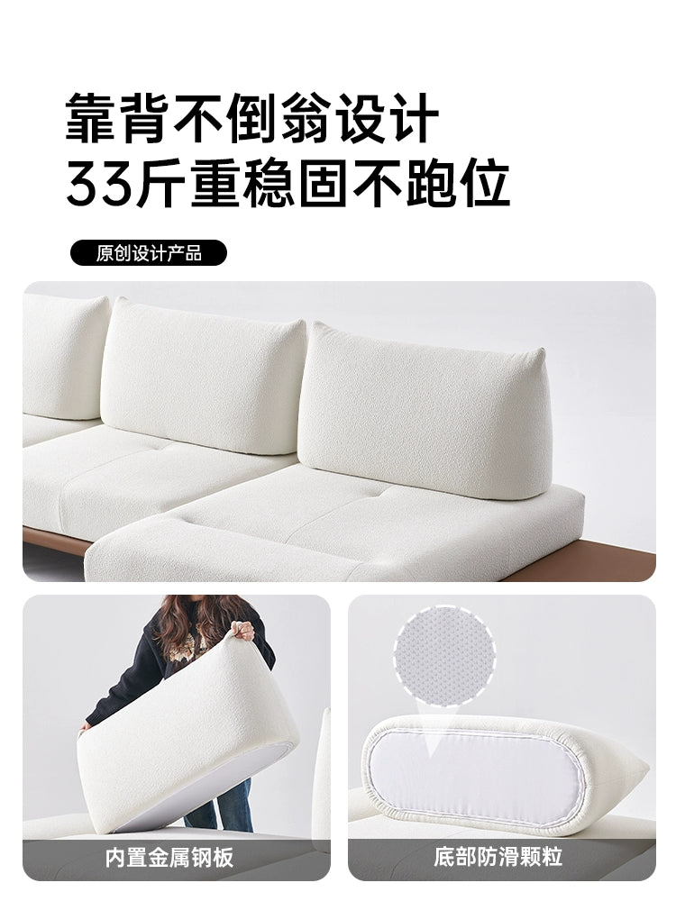 Variety Dynamic Island Sofa Minimalist Creative Designer New Multifunctional Adjustable Rotatable Straight Fabric Sofa
