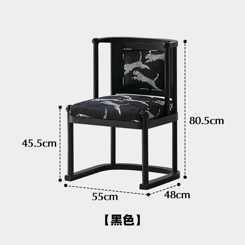 Leopard Leopard Stuhl Designer Massivholz Esszimmerstuhl Französisch mittelalterlichen Esstisch Stuhl Sessel Home High Sense