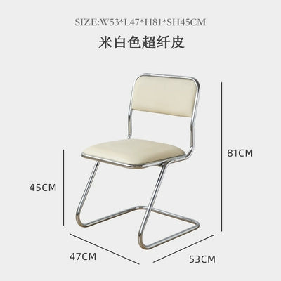 Esszimmerstuhl Licht Luxus High Sense Nordic Retro Stuhl Home Ins Populardesigner minimalistischer Hocker Rückenlehne