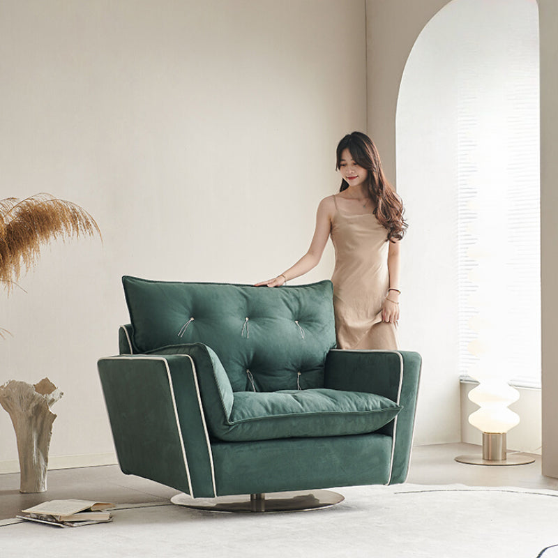 Baxter Single Sofa Comfortable Down Rotating Single Chair Italian Minimalist Sorrento Lazy Sofa Recliner