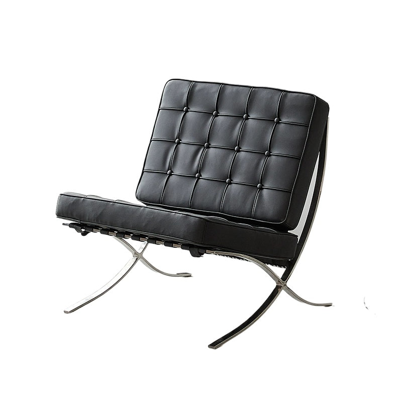 Barcelona Chair Classic Design Sofa Chair Single Leisure Recliner Light Luxury Internet Celebrity Ins Seat