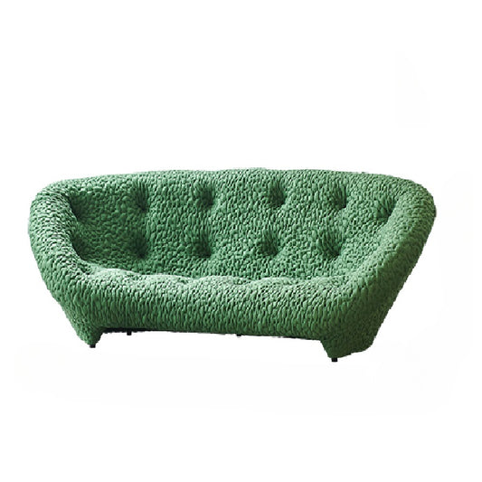 Ploum Designer Creative Nordic Simplicity Chen Xiaochun with The Same Fabric Curved Shell Sofa
