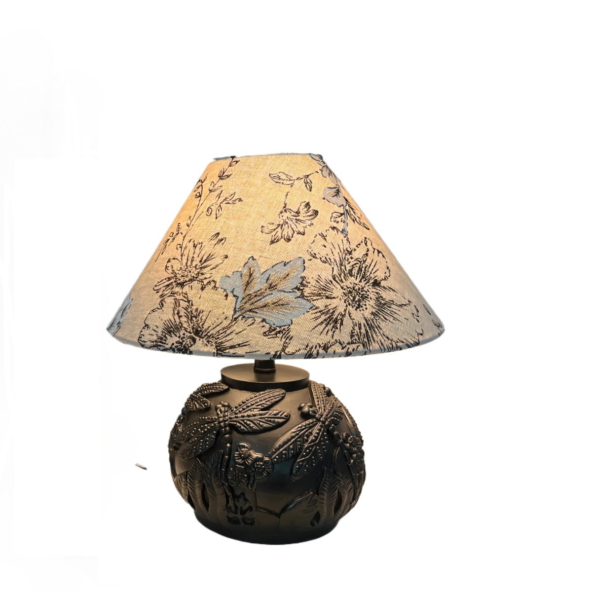 Neue chinesische gravierte Tischlampe Wabi Sandy Wind Vintage Medieval Schlafzimmer Nachttischlampe Zen-Atmosphärenlampe 