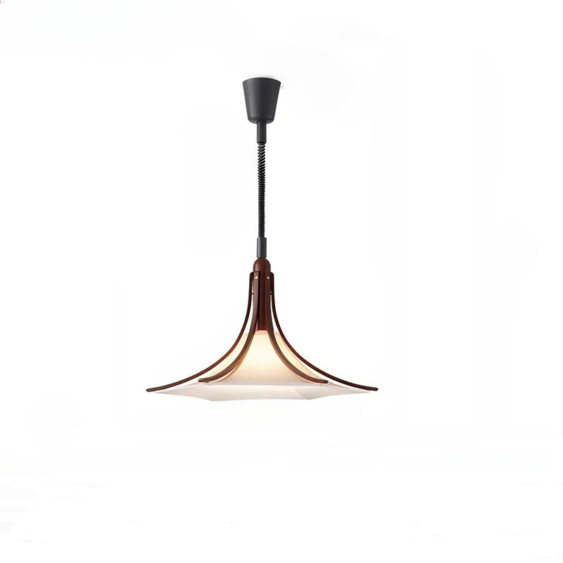 Mittelalterlicher Restaurant-Kronleuchter Wabi Sandy Wind Massivholz Stoff Bar Licht Kreatives fortschrittliches Design Atmosphäre Licht